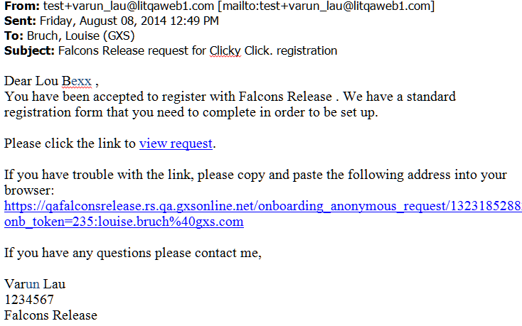 Creating a Request